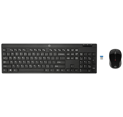 hp hp-200 wireless keyboard and mouse combo (black)
